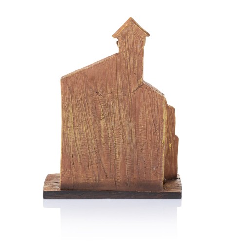 Szopka ze Świętą Rodziną i wieżyczką Classic 18 cm - ujęcie 2