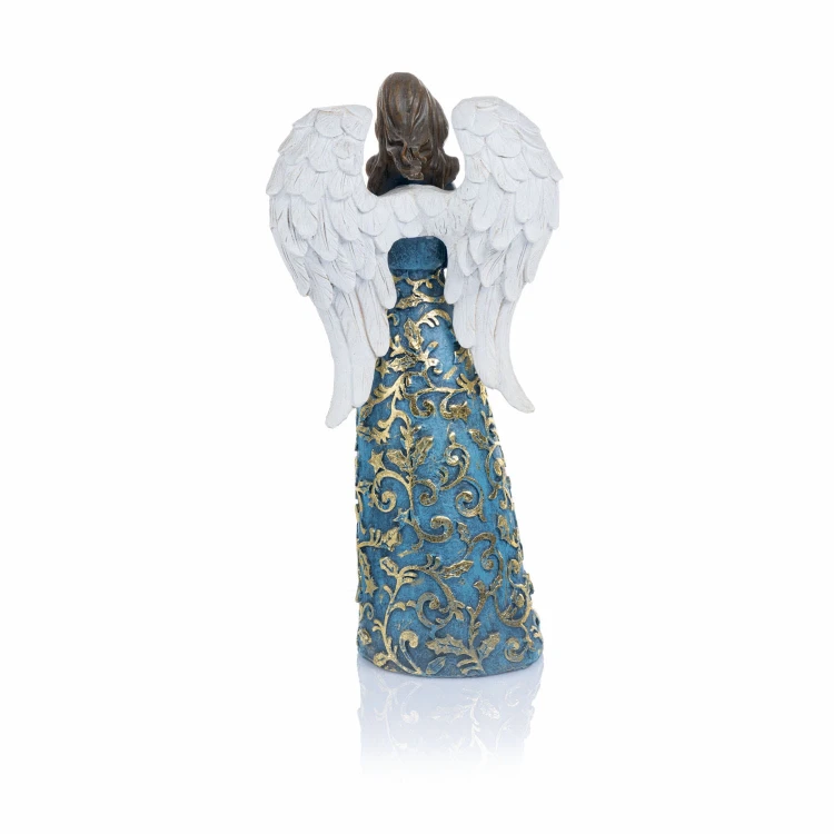 Aniołek Decorato 12 cm - gołąb, modlitwa lub śnieżynka - ujęcie 3