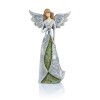 Anioł Decorato 23 cm - serce, gołąb lub świeczka - wzór gołąb