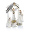 Szopka Decorato 30 cm - komplet 8 elementów z aniołem - ujęcie 2