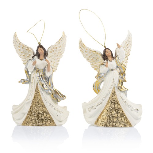 Anioł z gwiazdą - zawieszka Decorato 12 cm - widok główny