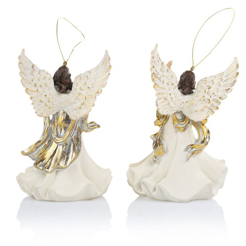 Anioł z gwiazdą - zawieszka Decorato 12 cm - ujęcie 2