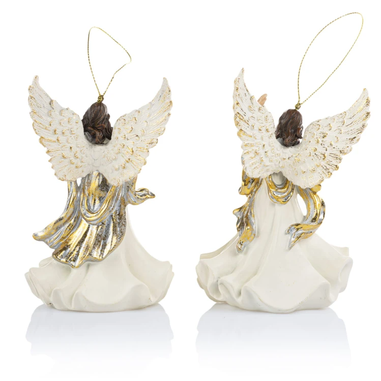 Anioł z gwiazdą - zawieszka Decorato 12 cm - ujęcie 2