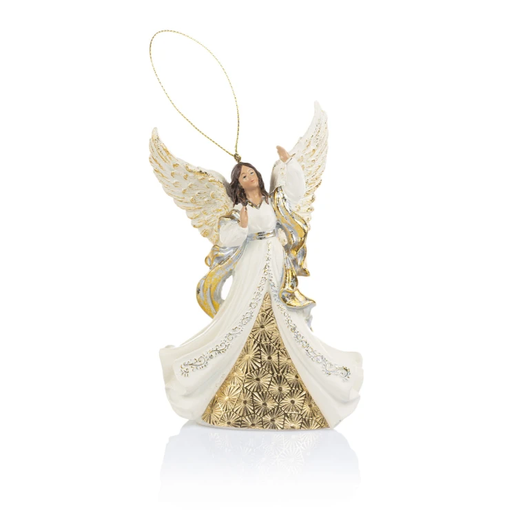 Anioł z gwiazdą - zawieszka Decorato 12 cm - wzór A