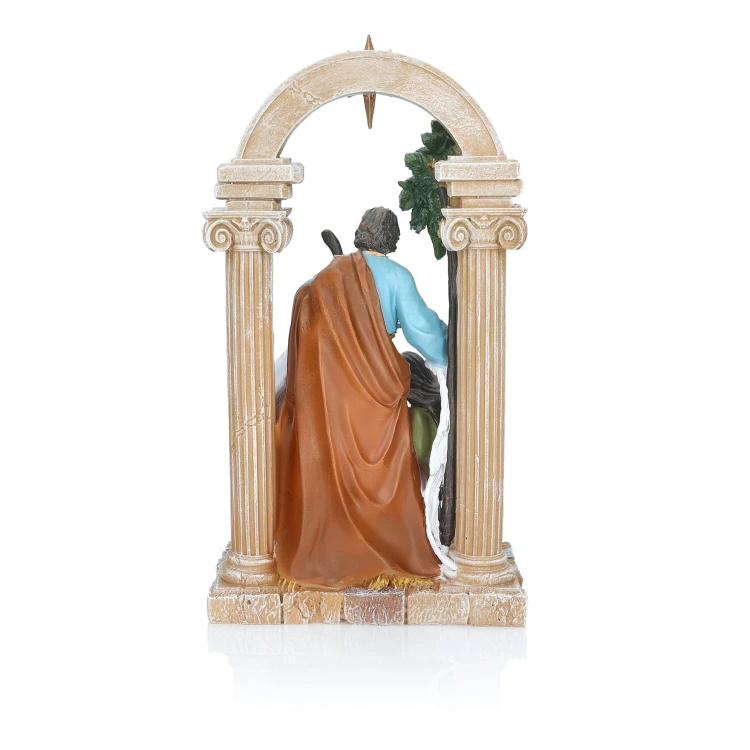 Szopka Decorato 30 cm - Święta Rodzina pod łukiem - ujęcie 2