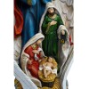Szopka z aniołem Decorato 45 cm - kolorowe szaty - ujęcie 3
