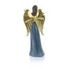Niebieski anioł z gołębiem Decorato 34 cm - ujęcie 2