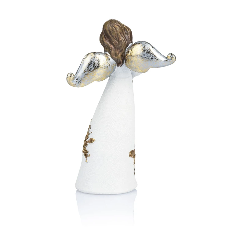 Aniołek muzykujący Decorato 11,5 cm - jasne szaty - ujęcie 9