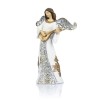 Aniołek muzykujący Decorato 11,5 cm - jasne szaty - ujęcie 15
