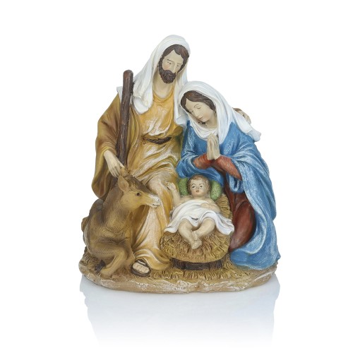 Święta Rodzina ze zwierzętami Decorato 26 cm - widok główny