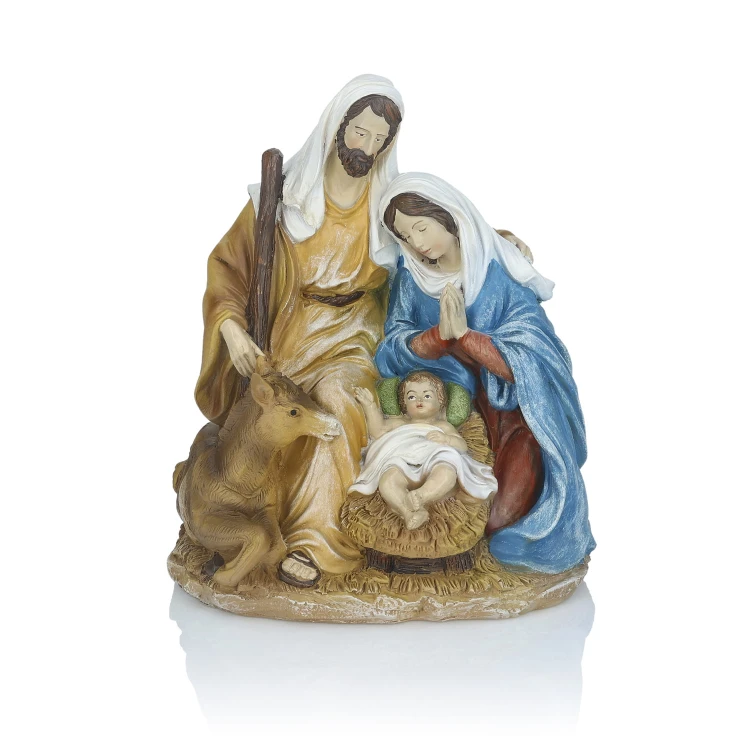 Święta Rodzina ze zwierzętami Decorato 26 cm - widok główny