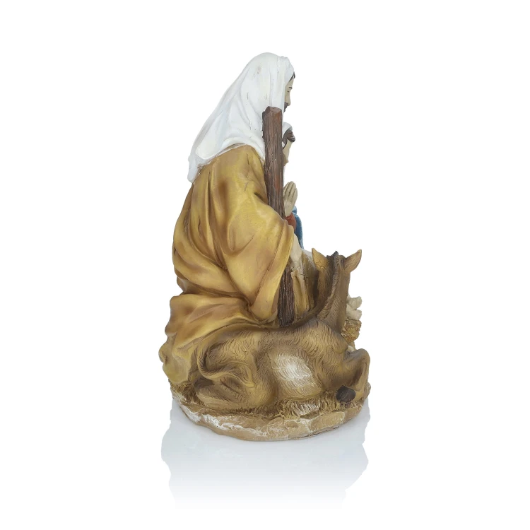 Święta Rodzina ze zwierzętami Decorato 26 cm - ujęcie 2