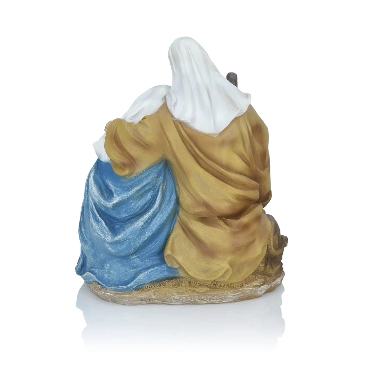 Święta Rodzina ze zwierzętami Decorato 26 cm - ujęcie 3