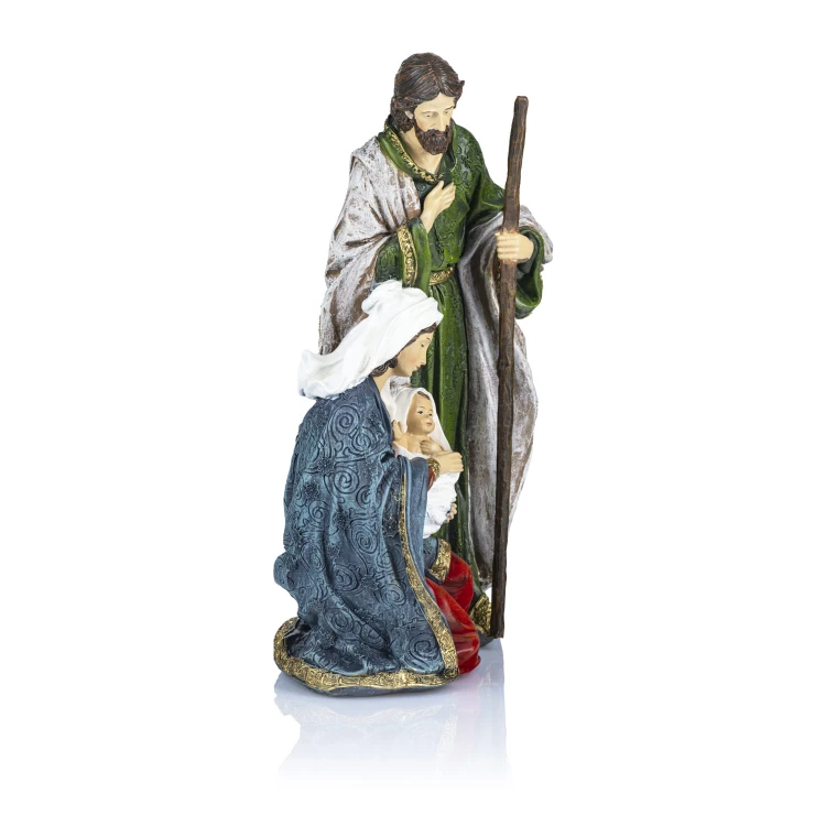 Figura Świętej Rodziny Decorato 33 cm - kolorowa - ujęcie 2