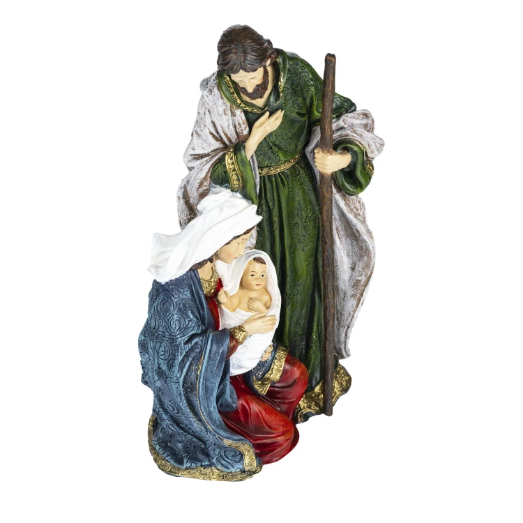 Figura Świętej Rodziny Decorato 33 cm - kolorowa - ujęcie 4
