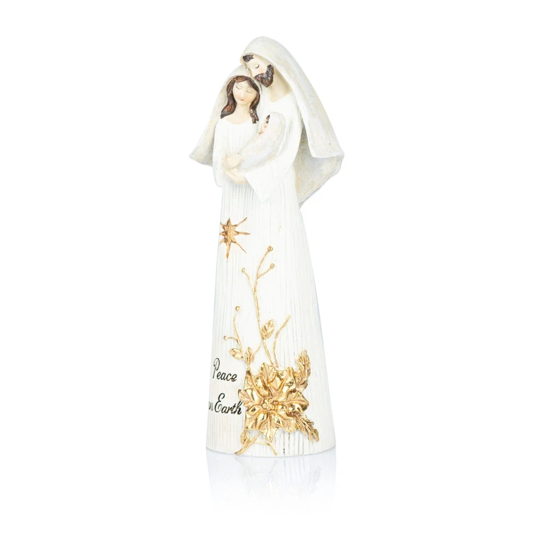 Święta Rodzina Decorato 24 cm - jasna z napisem - ujęcie 4