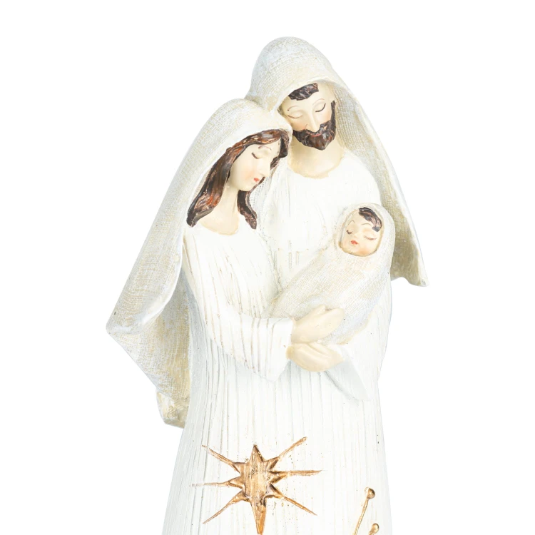 Święta Rodzina Decorato 24 cm - jasna z napisem - ujęcie 6