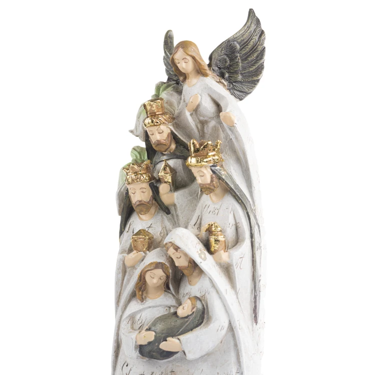 Szopka Decorato 31 cm - pionowa scena Narodzenia - ujęcie 3