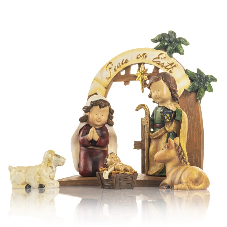 Szopka Decorato 17 cm - Peace on Earth - ujęcie 2