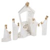 Szopka Decorato 28 cm - biały komplet Peace - ujęcie 2