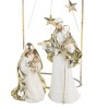 Szopka Decorato 43 cm - ażurowy łuk z gwiazdami - ujęcie 2
