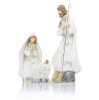Święta Rodzina Decorato 15 cm - biało-złocisty komplet - ujęcie 2
