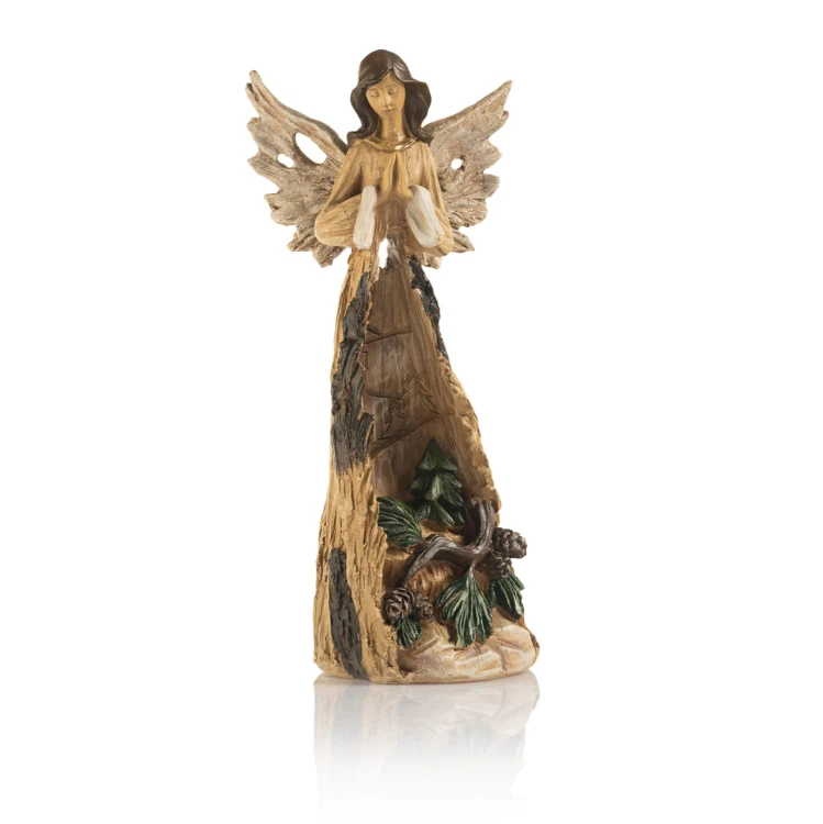 Anioł Decorato 25 cm - gołąb lub modlitwa - wzór modlitwa