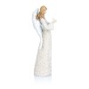 Biały anioł Decorato 23 cm - wybór motywu - ujęcie 6