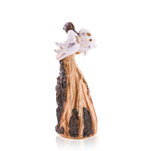 Szopka ze Świętą Rodziną i aniołem Decorato 24 cm - ujęcie 2