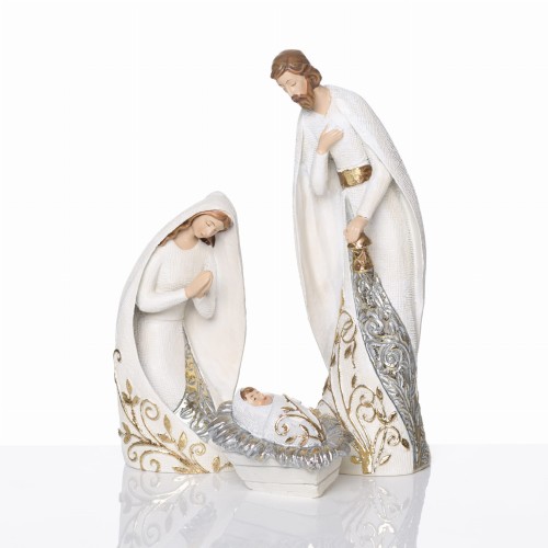 Święta Rodzina Decorato 19 cm - komplet 3 figurek - widok główny