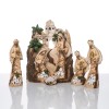 Szopka Decorato 25 cm - stajenka z palmami - widok główny