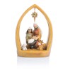 Szopka Decorato 13 cm - jasna rama z gwiazdą - widok główny