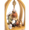 Szopka Decorato 13 cm - jasna rama z gwiazdą - ujęcie 3