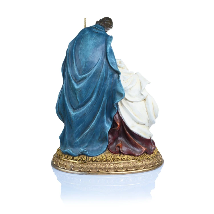 Święta Rodzina Decorato 45 cm - scena przy żłóbku - ujęcie 2