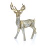 Renifery Decorato - komplet 2 złocistosrebrnych figurek - ujęcie 3