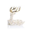 Białe renifery Decorato - komplet 2 figurek - ujęcie 5