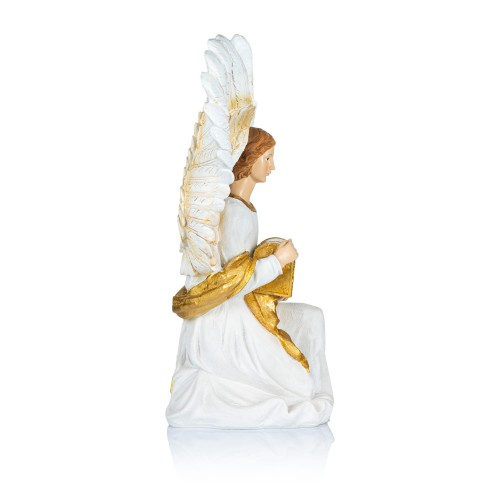 Anioł skarbonka 51 cm - jasna figura - zdjęcie 2