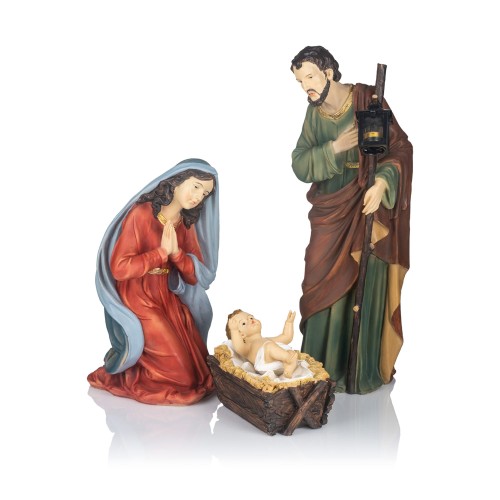 Święta Rodzina do szopki 54 cm - 3 elementy - widok główny