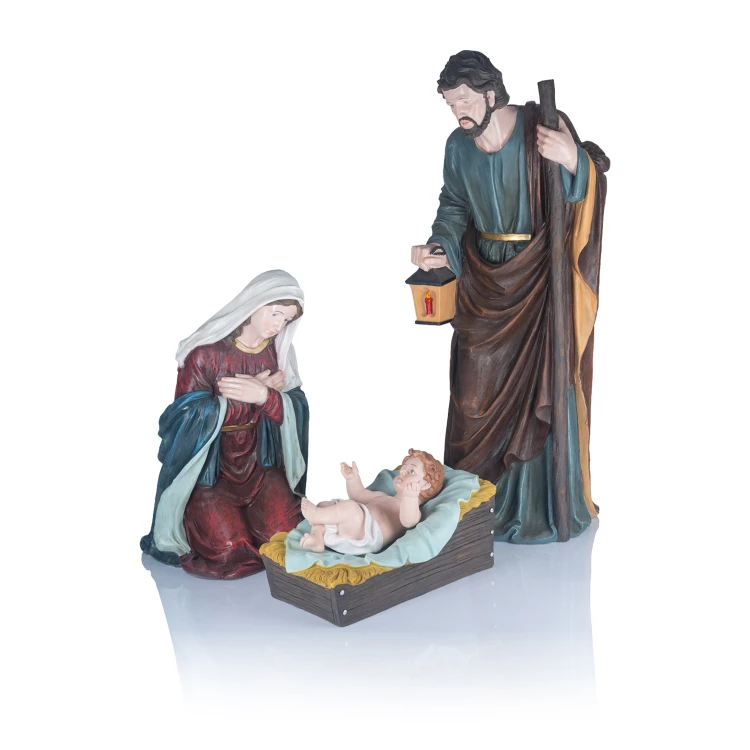 Święta Rodzina do szopki 114 cm - widok główny