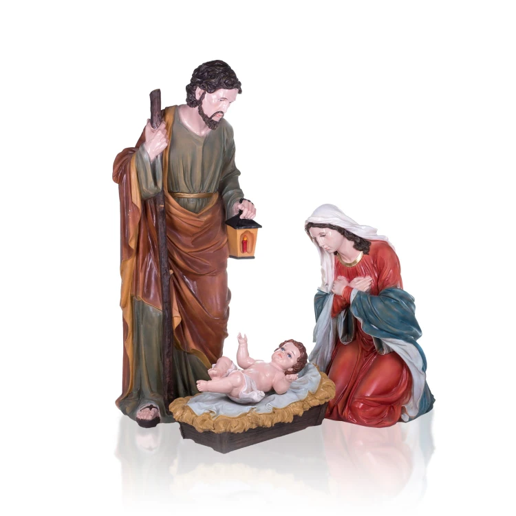 Święta Rodzina do szopki 150 cm - 3 elementy - widok główny
