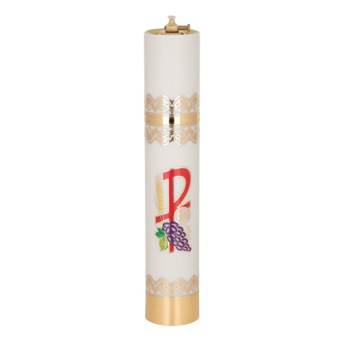 Świeca olejowa ecru z PAX 40 × 7,5 cm - widok produktu