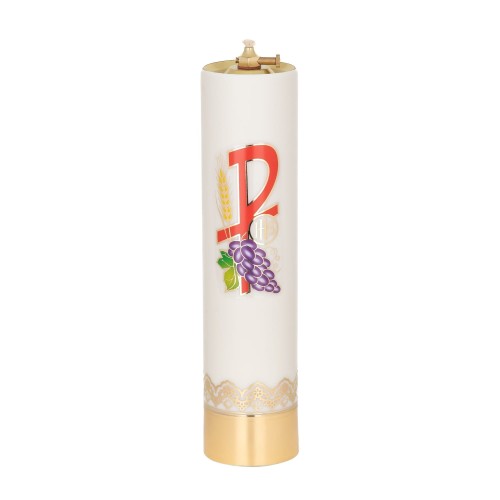Świeca olejowa ecru z PAX 31 × 7,5 cm - widok produktu