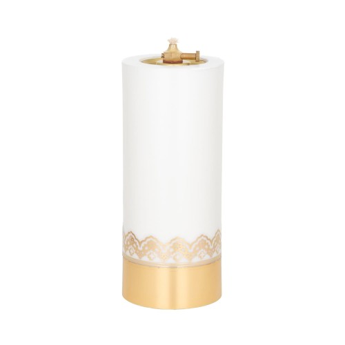Świeca olejowa biała 22 × 9 cm - widok produktu