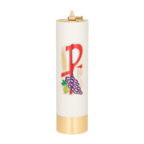 Świeca olejowa ecru z PAX 26 × 7,5 cm - widok produktu