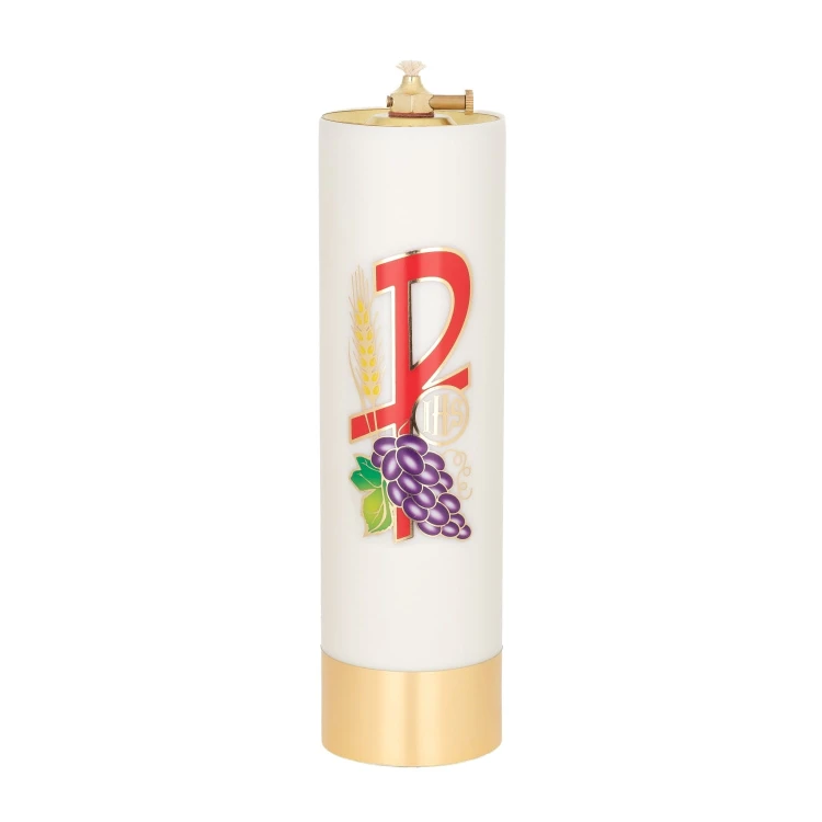 Świeca olejowa ecru z PAX 26 × 7,5 cm - widok produktu