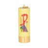 Świeca olejowa żółta z PAX 22 × 7,5 cm - widok produktu