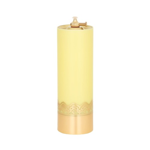 Świeca olejowa żółta 22 × 7,5 cm - widok produktu