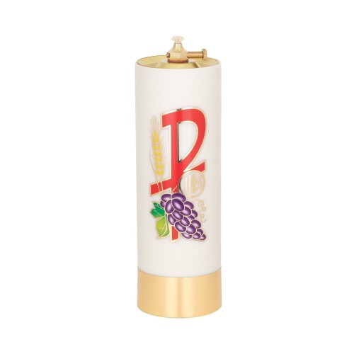 Świeca olejowa ecru z PAX 22 × 7,5 cm - widok produktu