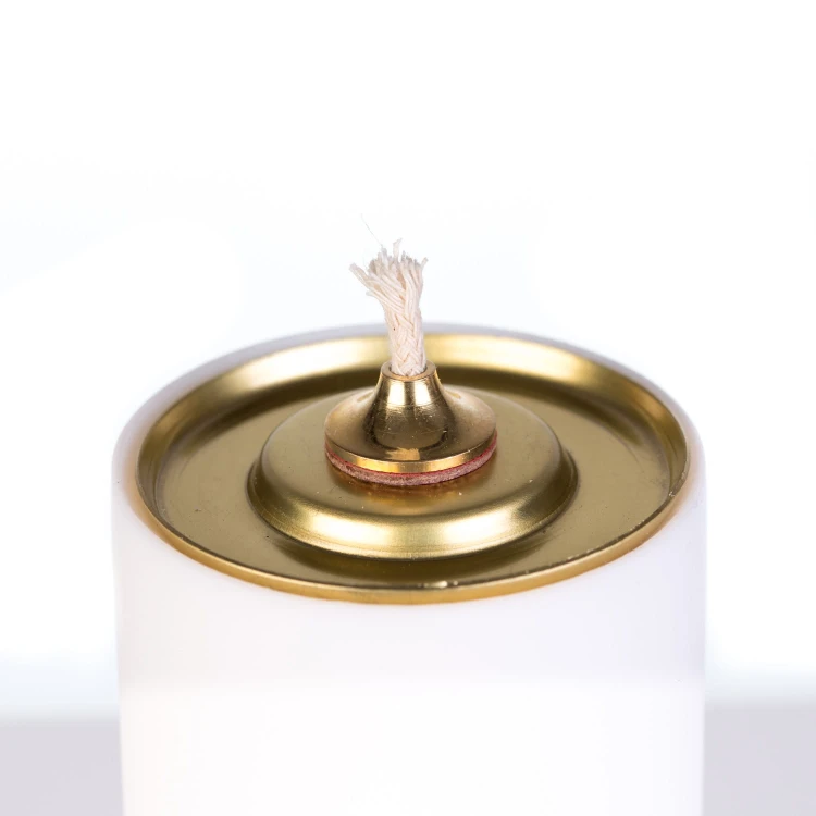Świeca olejowa ecru 22 × 7,5 cm - ujęcie 3