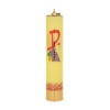 Świeca olejowa żółta z PAX 31 × 6,3 cm - widok produktu